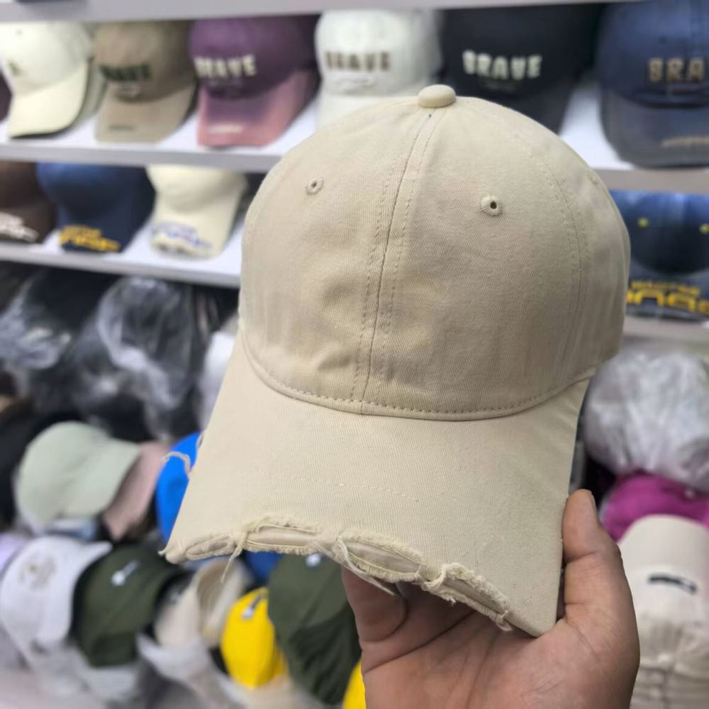 Unisex Broken Brim Baseball Ca - Street Fashion Y2K ulasan dan harga