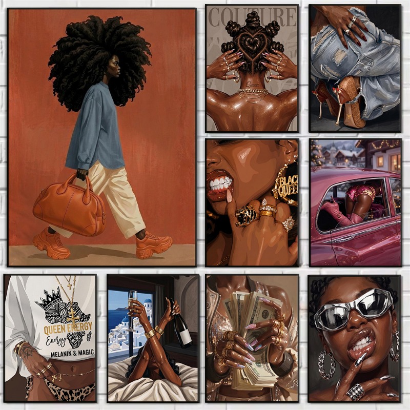 Afro Street Queen Hip-hop Blac - Queen Street Fashion ulasan dan harga