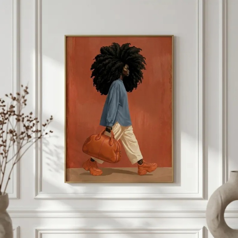 Afro Street Queen Hip-hop Blac - Queen Street Fashion ulasan dan harga