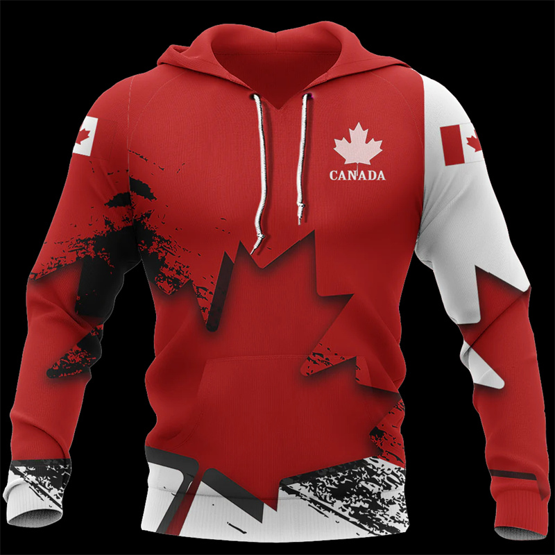 Canada Maple Leaf 3d Printed H - Street Fashion Canada ulasan dan harga