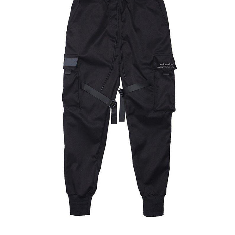 Ribbons Harem Joggers Men Carg - Street Fashion Men 2025 ulasan dan harga